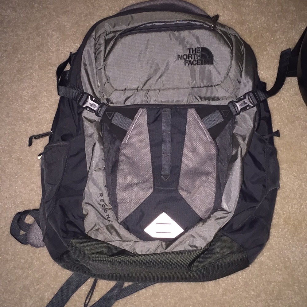 Grey north face backpack. Brand new!!